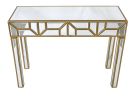 Deco Mirrored Console Table